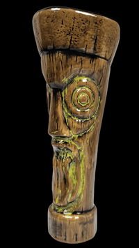 Image 1 of Katiki ARTIST SERIES Castaways No.1 Tiki Mug (Gloss Moss Green) Limited Edition of 10 FREE SHIPPING