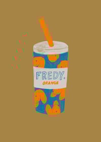 Image 1 of Postkarte - FREDY. ORANGE
