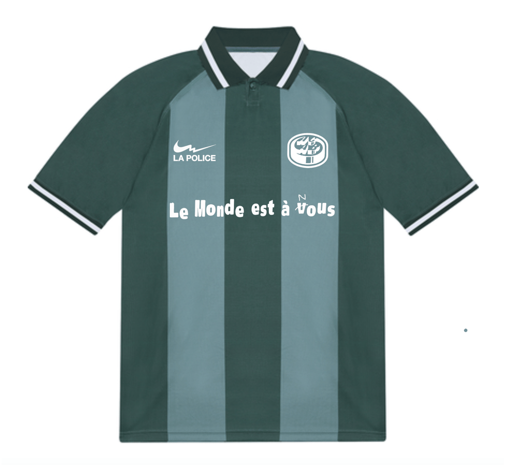 Image of LE MONDE EST A NOUS TRIKOT / GREEN