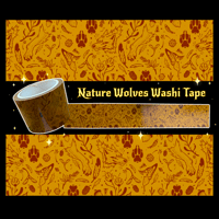Image 1 of Nature Wolves Washi Tape