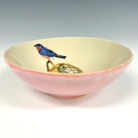 Image 2 of Shard and Eastern Bluebird Bowl Small  S25-28
