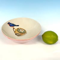 Image 4 of Shard and Eastern Bluebird Bowl Small  S25-28