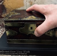 Image 4 of Vintage Small Tin Trunk 