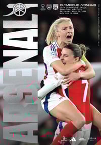 ARSENAL WOMEN V OLYMPIQUE LYONNAIS | CHAMPIONS LEAGUE | SATURDAY, APRIL 19