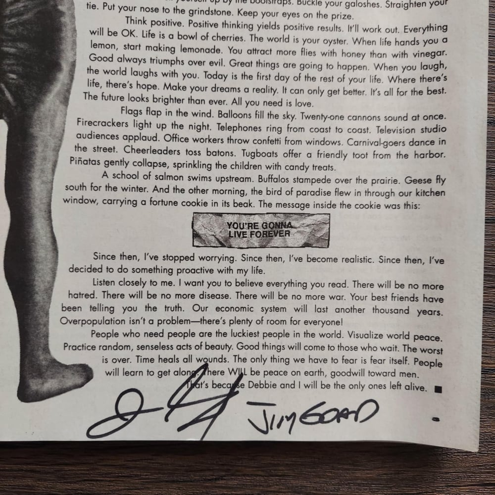 Answer Me! #4, by Jim Goad - SIGNED