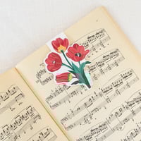 Image 4 of Red Tulip Magnetic Bookmark