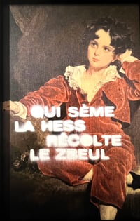 Image 2 of Petit tableau QUI SÈME LA HESS…