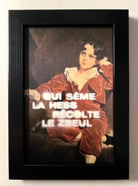 Image 1 of Petit tableau QUI SÈME LA HESS…