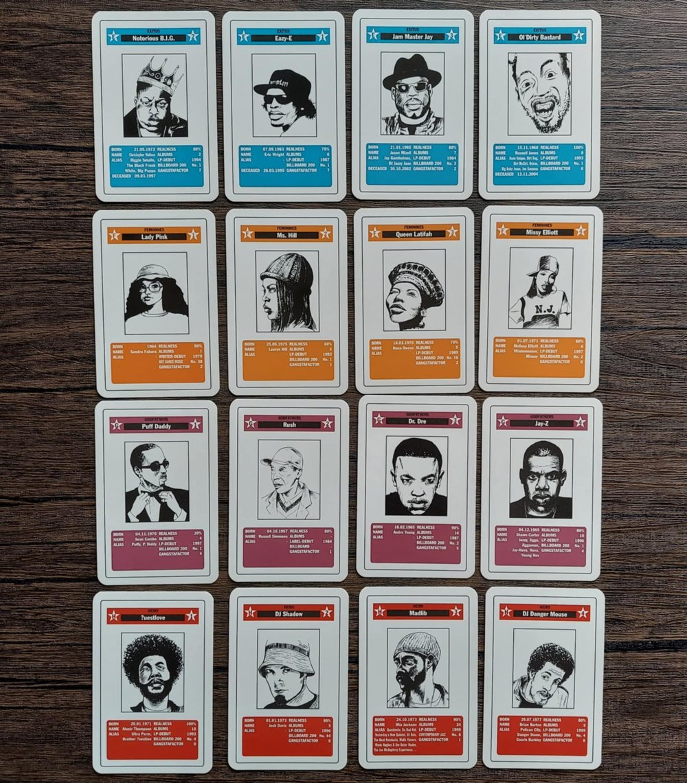 Rap Families: Card Game, by Fabian Stoltz (FAB) / Artige-Bilder.
