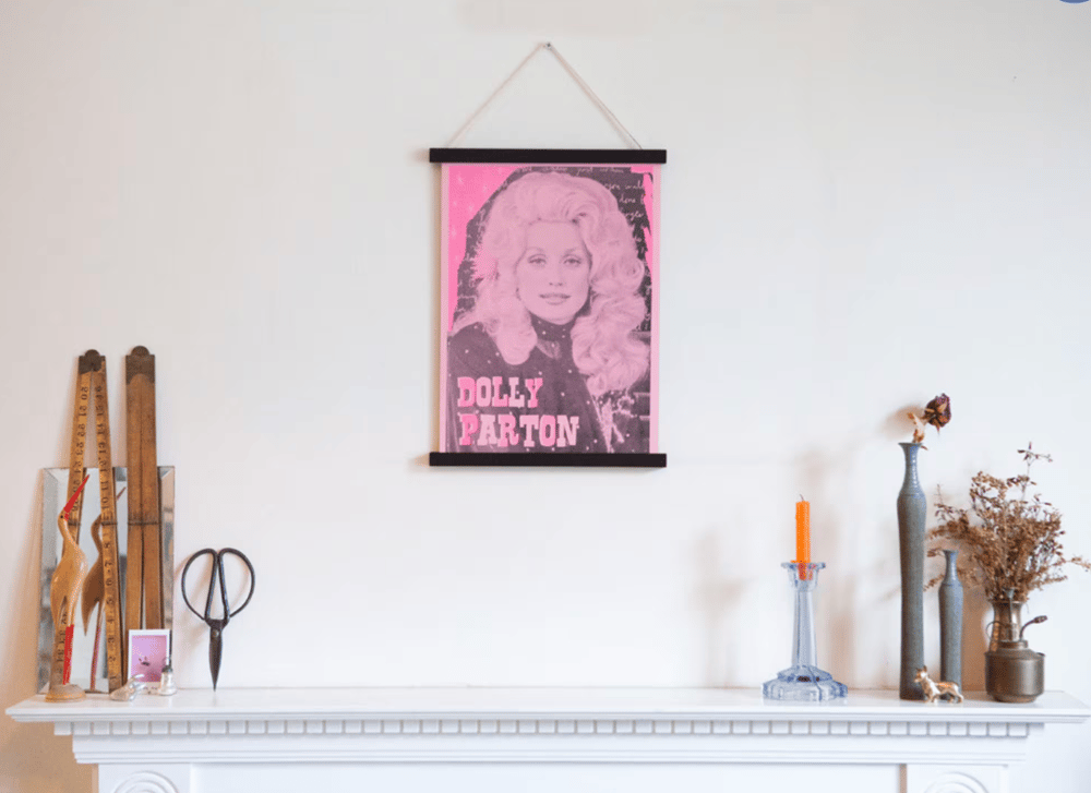 Image of Dolly Print (Pink Card)