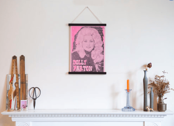 Image of Dolly Print (Pink Card)