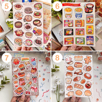 Image 3 of Food Sticker Sheet
