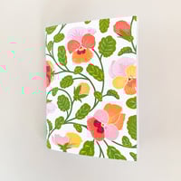 Image 1 of Viola Pansy Pocket Notebook