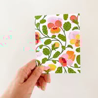 Image 2 of Viola Pansy Pocket Notebook