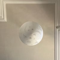 Image 2 of Etched Glass Pendant Light, Sweden