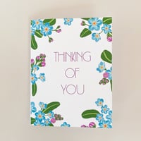 Image 1 of Thinking Of You Greeting Card