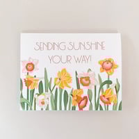 Image 1 of Sending Sunshine Your Way Greeting Card
