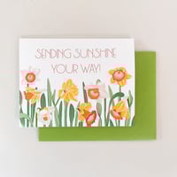 Image 2 of Sending Sunshine Your Way Greeting Card