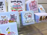 Image 2 of Silly Goose Book Club (Blue) Sticker