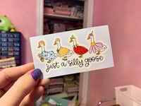 Image 2 of Silly Summer Geese Sticker