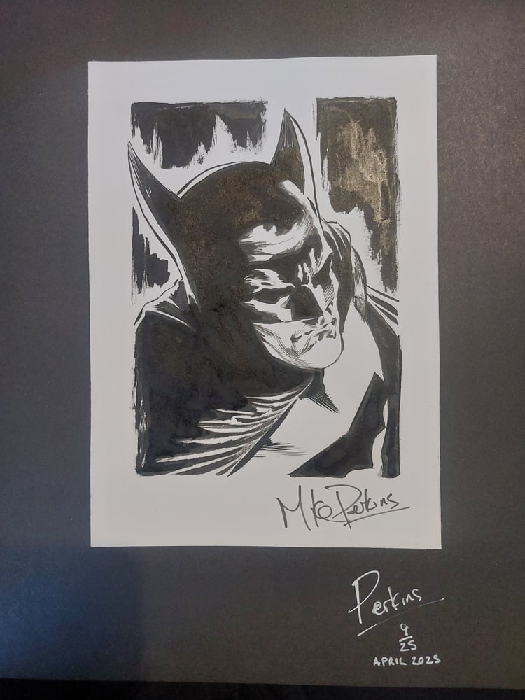 Image of BAT-MAN: FIRST KNIGHT. ARTIST'S EDITION WITH ORIGINAL SKETCH. 9/25