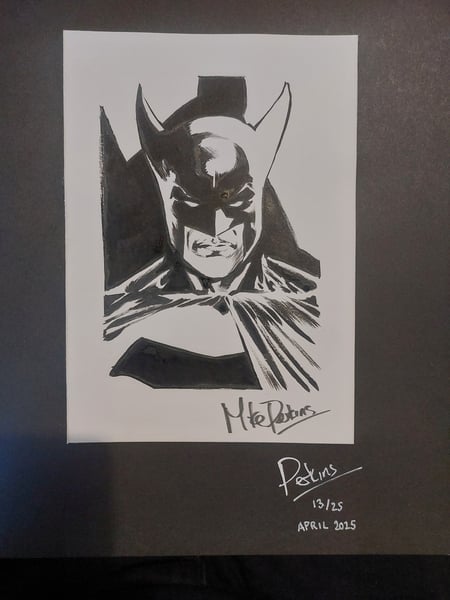 Image of BAT-MAN: FIRST KNIGHT. ARTIST'S EDITION WITH ORIGINAL SKETCH. 13.25
