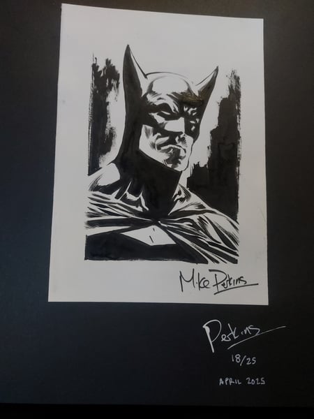 Image of BAT-MAN: FIRST KNIGHT. ARTIST'S EDITION WITH ORIGINAL SKETCH. 18/25