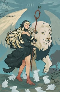 Dungeon Meshi Marcille Tarot Card Print