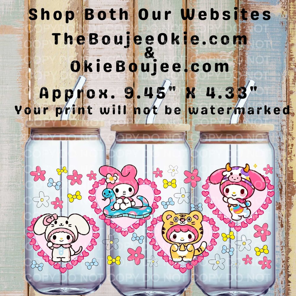 Image of Hello Kitty Melody Double Sided Uv Dtr Wrap W0725