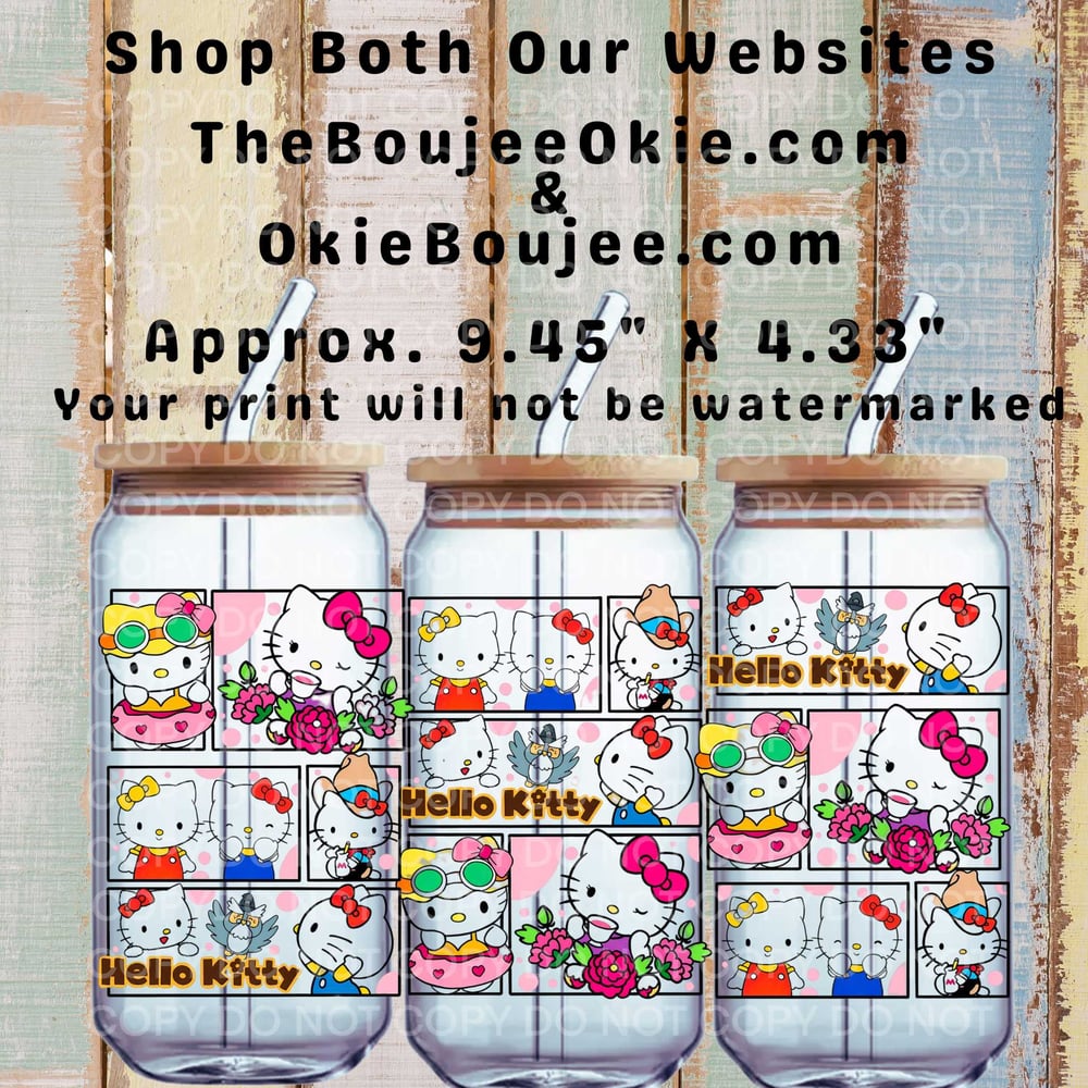 Image of Hello Kitty Double Sided Uv Dtr Wrap W0728