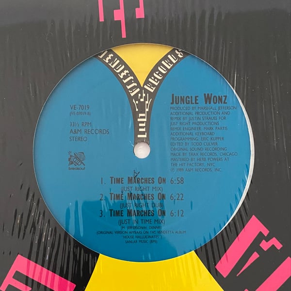Image of Jungle Wonz "Time Marches On" (Justin Strauss Remixes)