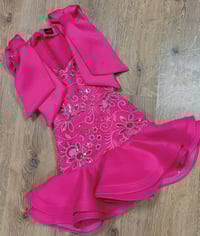 Pink bow dress 