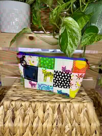 Image 1 of Quilted Zipper Pouch 
