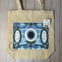 Image 2 of Evil eye digital design on Tote bag 