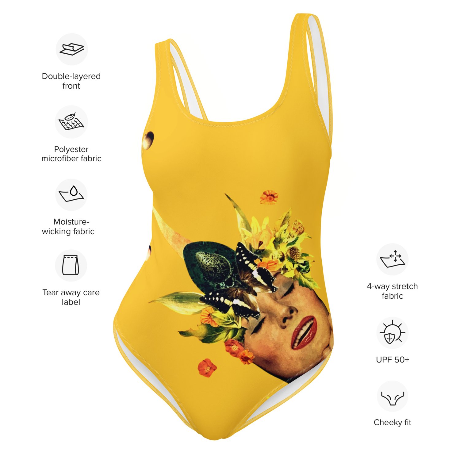Image of Magical Unicorn - Yellow - One Piece Swimsuit