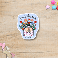 I <3 U MOM Vinyl Sticker