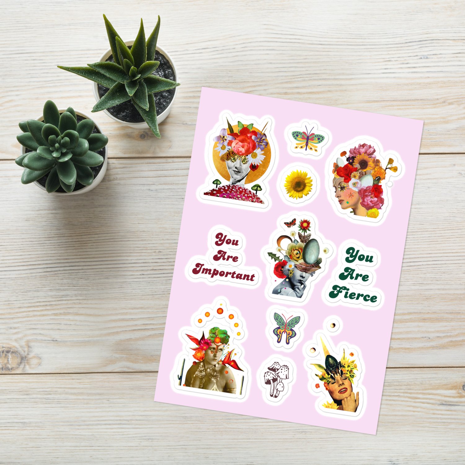 Image of Love Yourself - Inspirational - Limited Edition Sticker Sheet