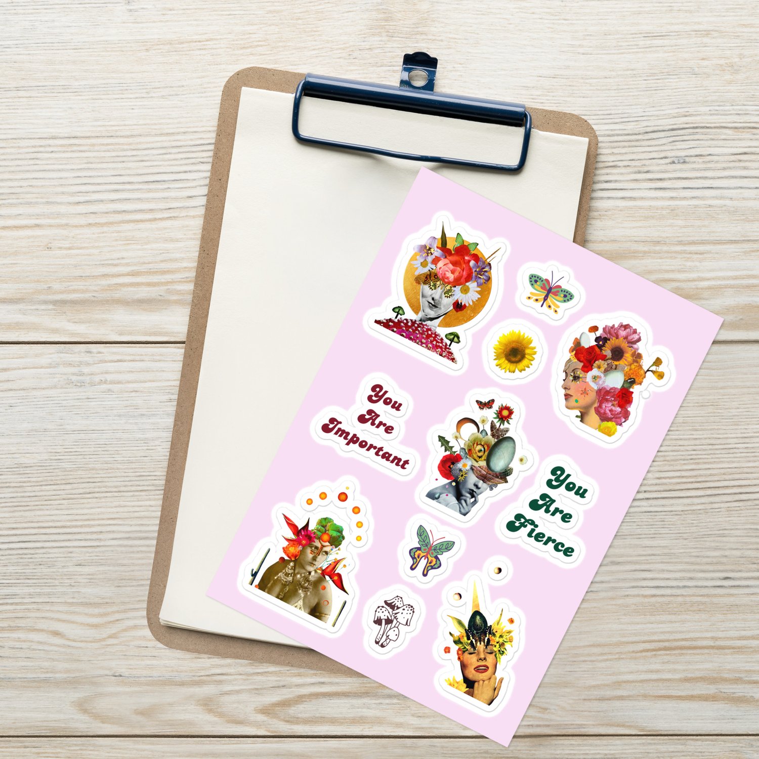 Image of Love Yourself - Inspirational - Limited Edition Sticker Sheet