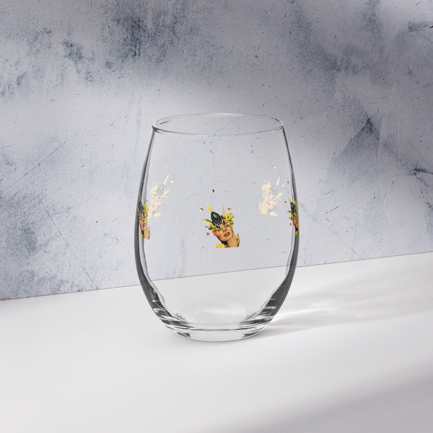 Image of Magical Unicorn - Stemless Wine Glass - 15oz