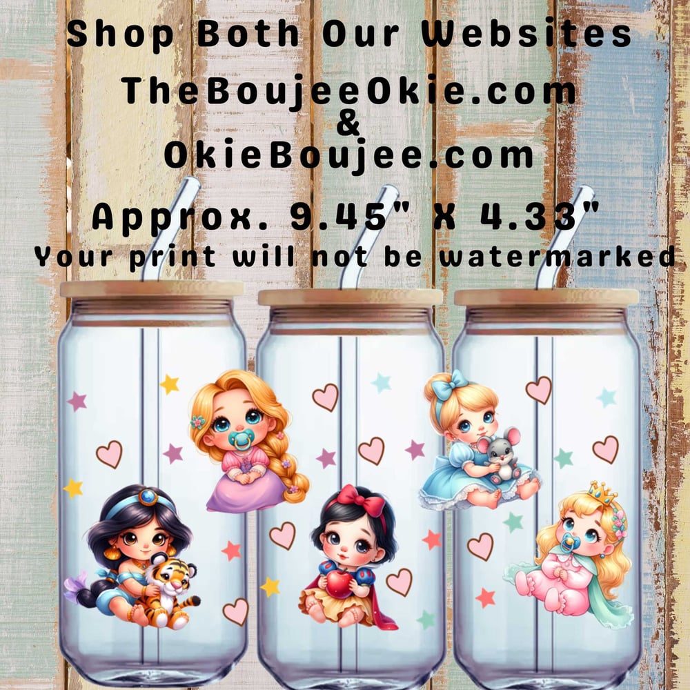 Image of Baby Princess Uv Dtf Wrap W0850