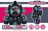 Image 2 of MEGA GEN | Character Sheet - PRINT