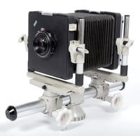 Image 3 of Linhof Kardan Color 45 S 4X5 camera with 210mm MC Lens + film + holders #0310