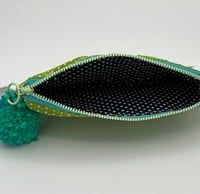Image 8 of Polka Dot Zipper Pouch with Pom Pom 