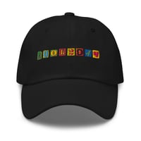 Image 1 of RUOK2DAY EMBROIDERED CUTOUTS DAD HAT - DEEP TONES