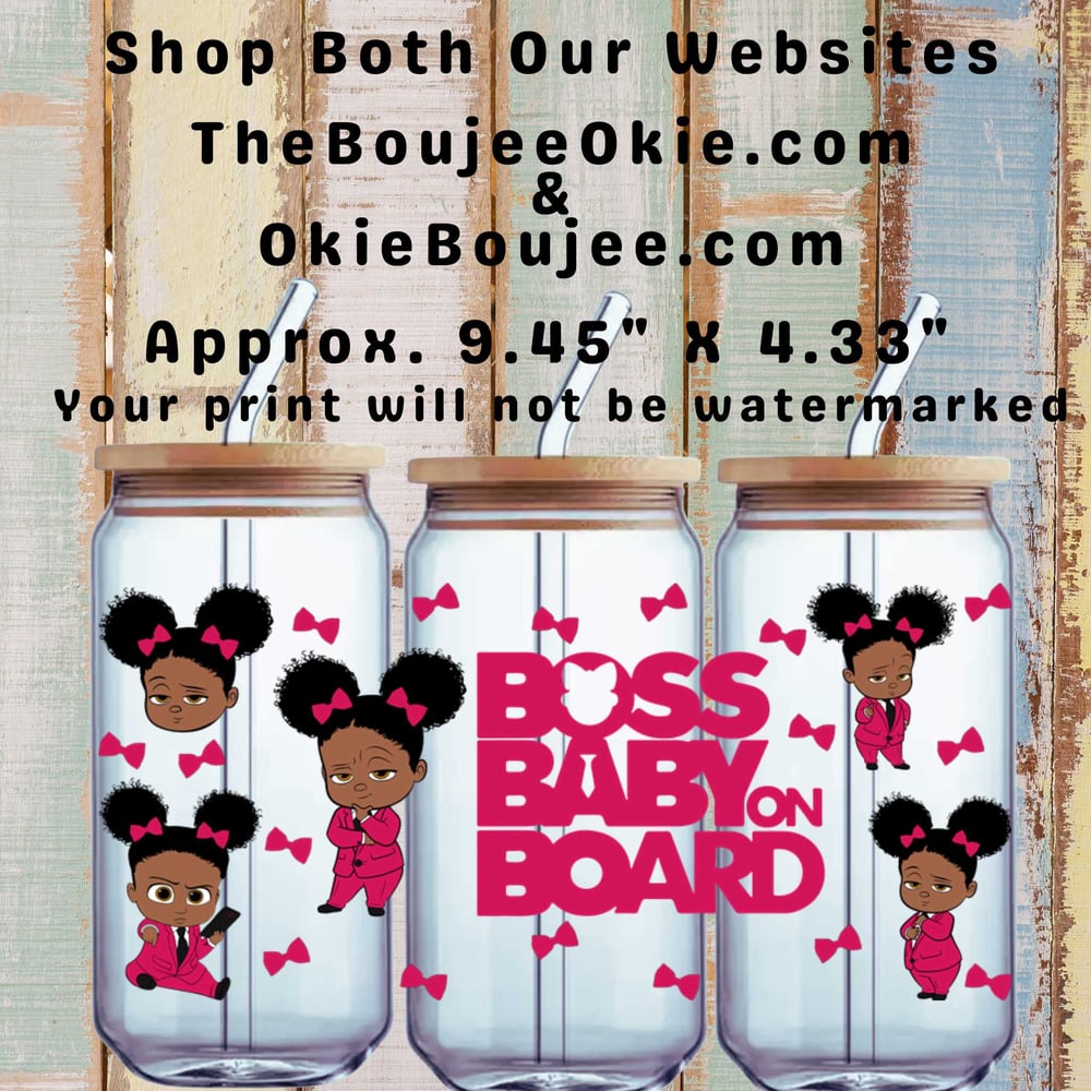 Image of Boss Baby Double Sided Uv Dtr Wrap W0671