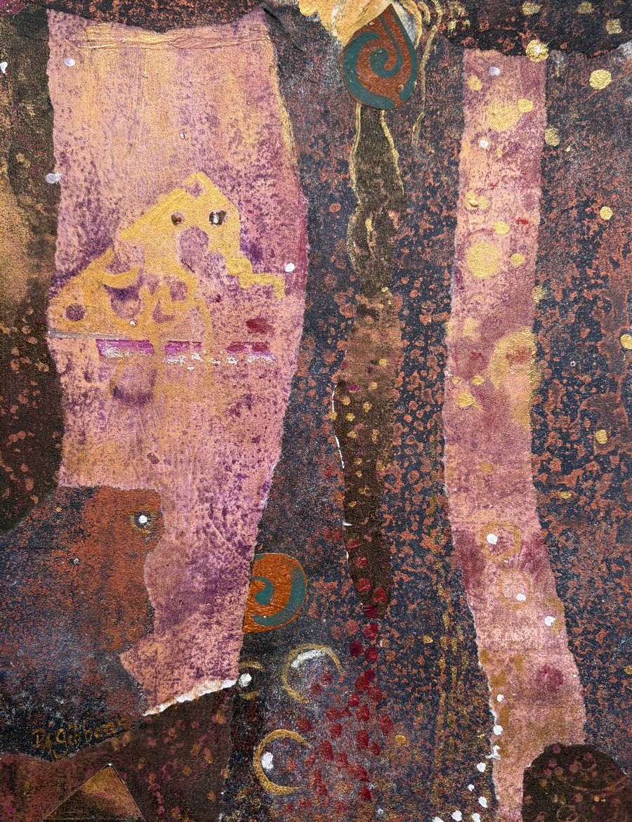 Image of Enchanted Forest Collage Art 