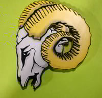 Image 2 of Los Angeles Rams Hand Crafted NFL 3D Wooden Team Logo 2