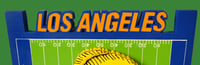 Image 3 of Los Angeles Rams Hand Crafted NFL 3D Wooden Team Logo 2