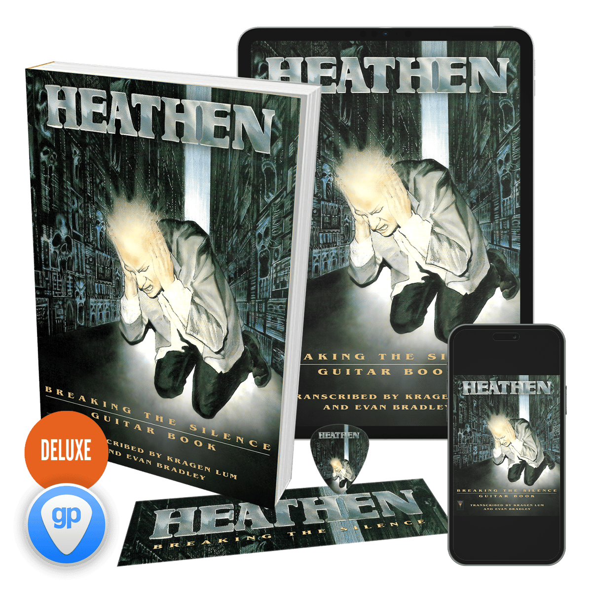 Heathen - Breaking the Silence Guitar Book (Deluxe Print Edition +