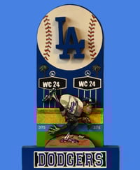 Image 2 of Los Angeles Dodgers 3D Wooden Diorama Cartooning Wall Hanging Décor